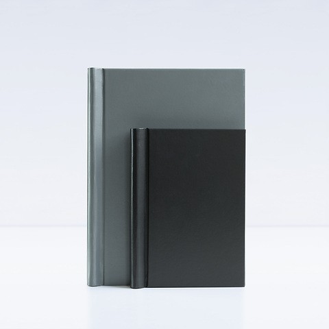 Notebook Master Slim (A4+) with staves, Hardcover, 121 numbered pages, black  - LEUCHTTURM1917