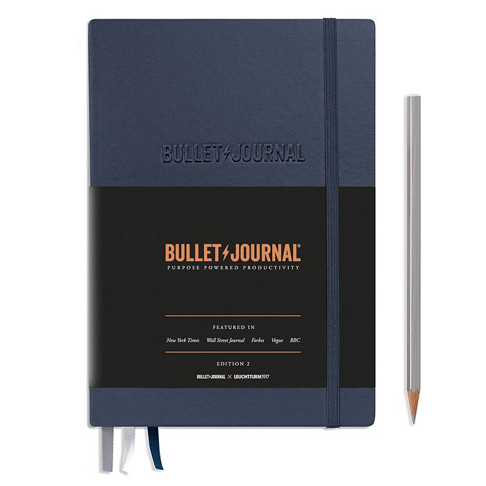 Leuchtturm1917 - Bullet journal - A5 - pointillé - bleu