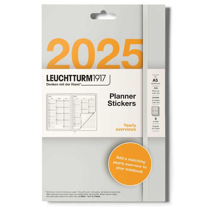 Planner Stickers 2025, Yearly Overview