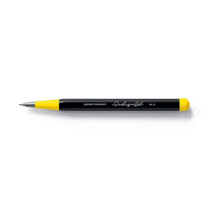 Drehgriffel Nr. 2  Mechanical pencil, Bauhaus Edition, Black/Lemon