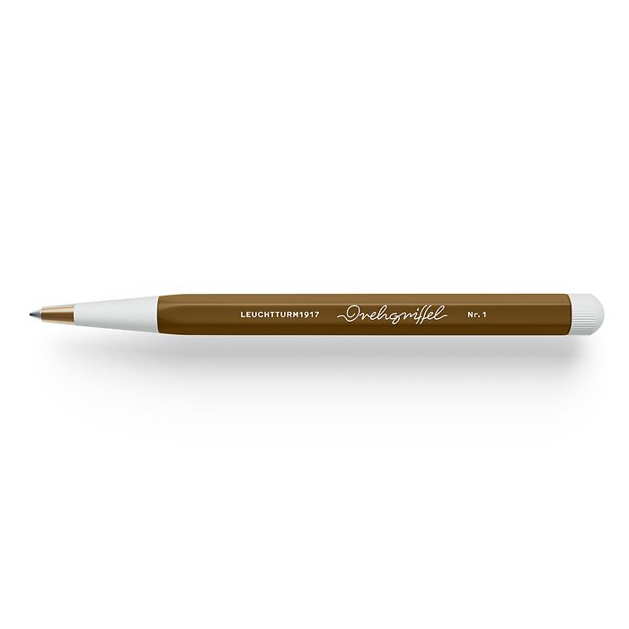 Drehgriffel Nr. 1, Spice Brown - Ballpoint pen with royal blue ink