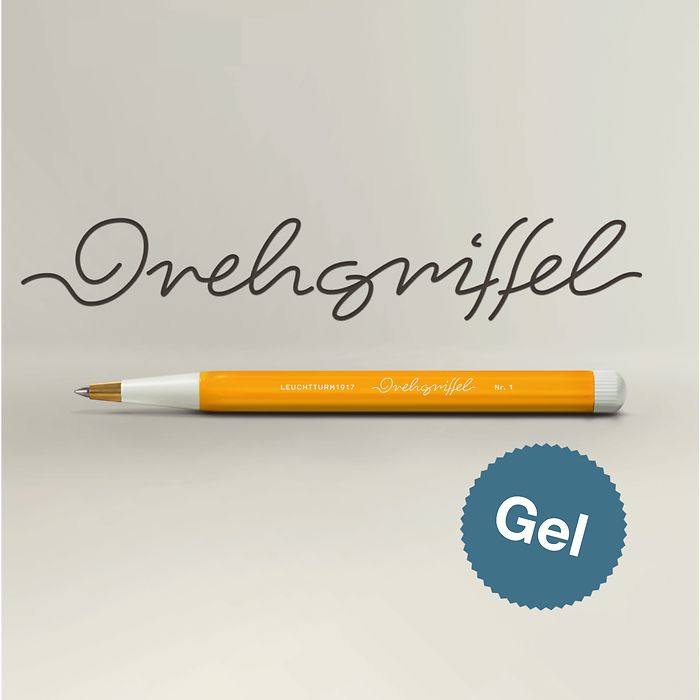 Drehgriffel Nr. 1, Black - Gel pen with black ink - Bullet Journal