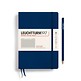 Notebook Medium (A5) Hardcover, 249 numbered pages, squared, navy