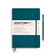 Notebook Composition (B5) ruled, softcover, 123 numbered pages, pacific green