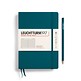 Notebook Medium (A5) ruled, Hardcover, 251 numbered pages, pacific green